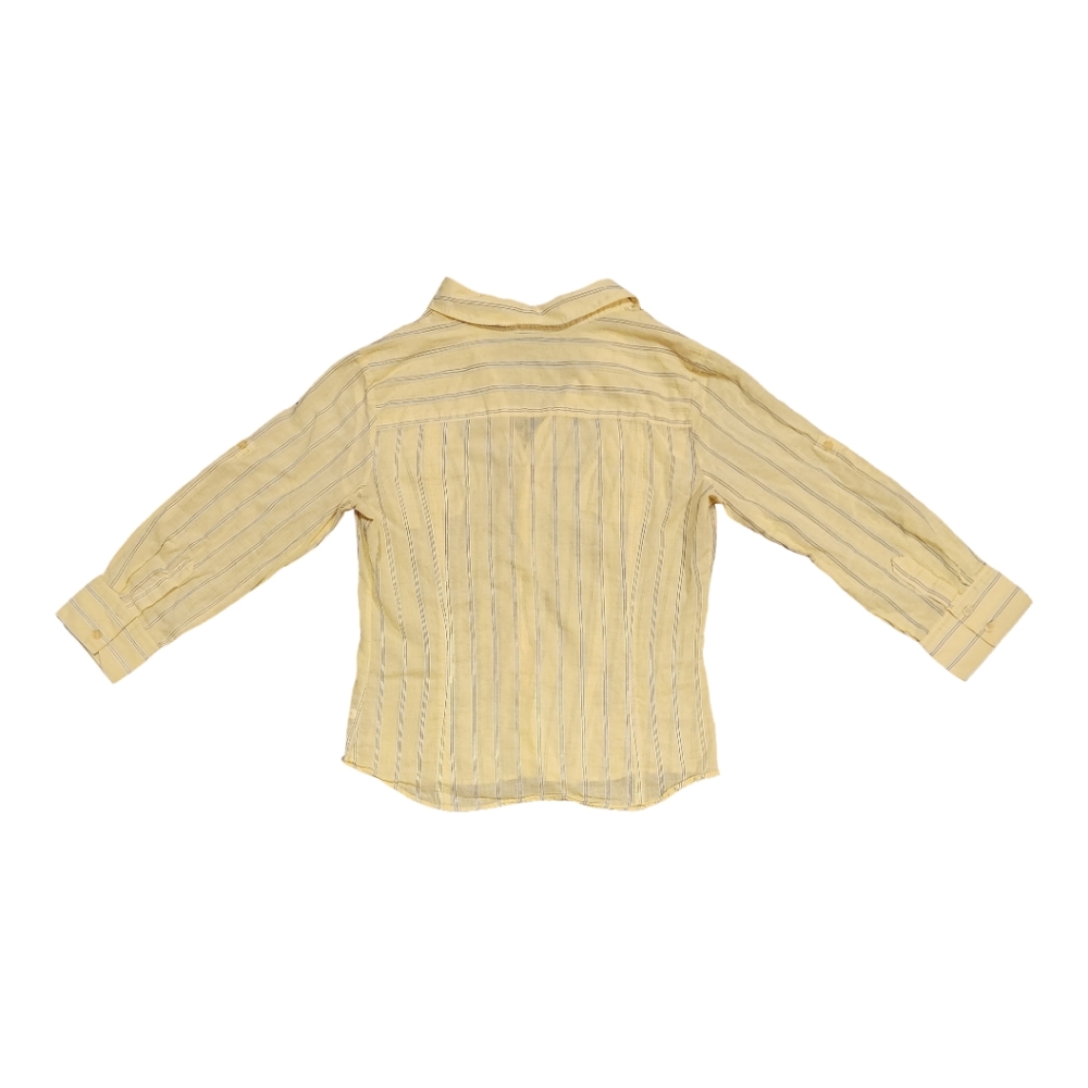 New York & Company Women's Collared Shirt, Front Button Down Closure, Si… - Picture 6 of 15
